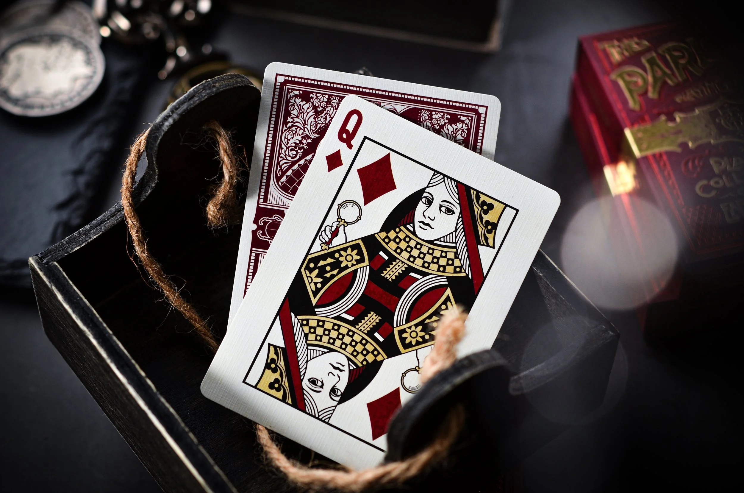 The Parlour: Red Edition — The Gentleman Wake - Luxury Playing Cards
